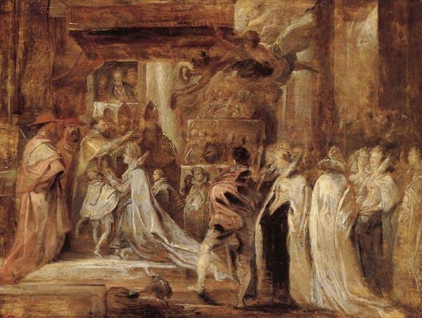 Peter Paul Rubens The Coronation of Marie de' Medici France oil painting art